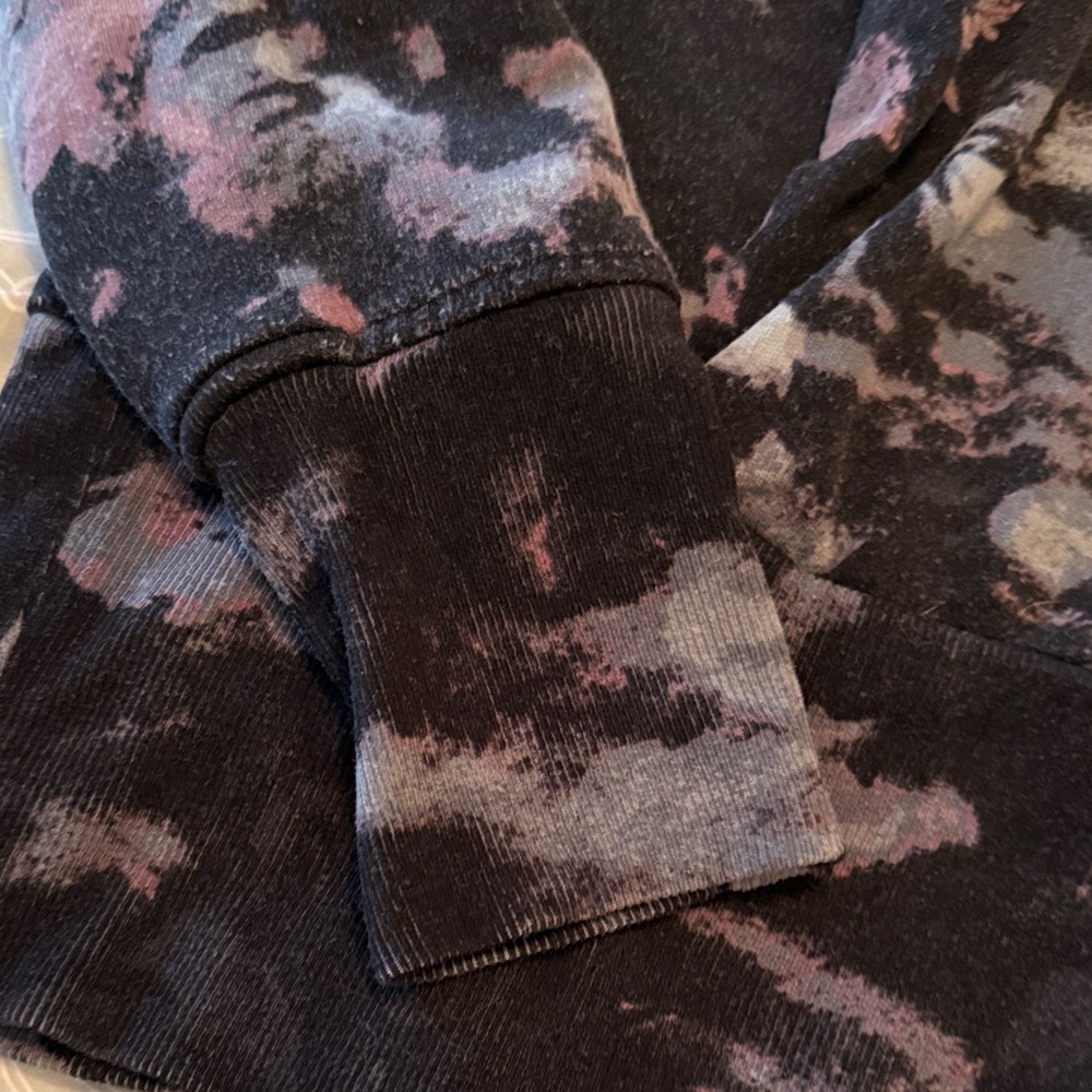 Athleta Abstract Patterned Hooded Jacket purple, … - image 4